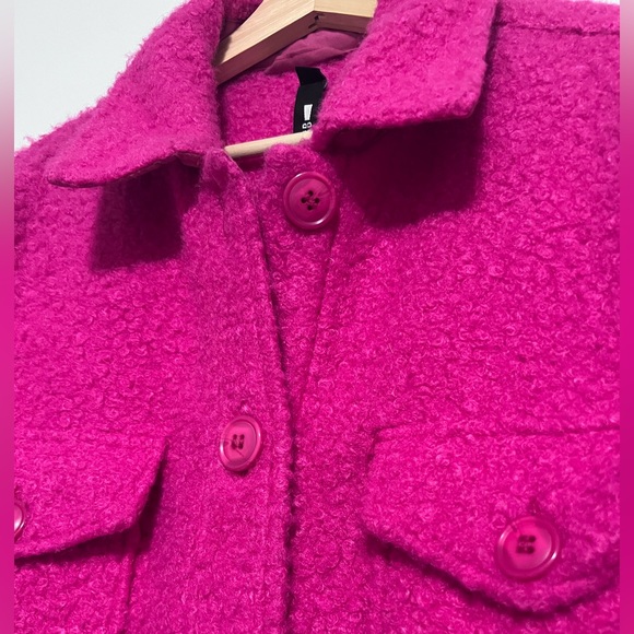 💗Hot Magenta Wool Jacket💗 - Picture 6 of 9